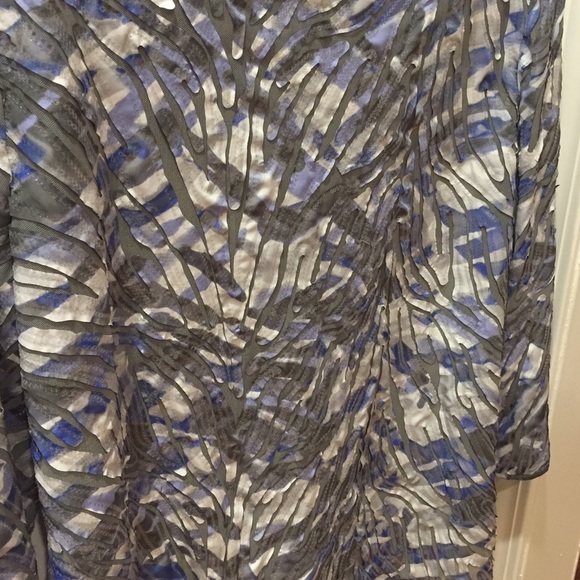 CHICO’S Sparkly Open Front Jacket - 14 EUC - Picture 3 of 6